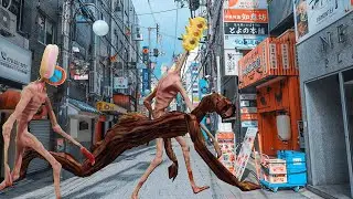 Siren heads in china town @wowfriends #sirenhead