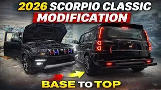 2026 SCORPIO CLASSIC S BASE MODEL✅SCORPIO BASE TO TOP MODIFICATION WITH PRICE✅MAHINDRA GENUINE 💥