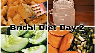Bridal Diet Plan - Day 2 | Lockdown series | #fitness #weightloss #fit #skinglow