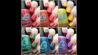 BeginNails Bluebird Lacquer Rainbroveristy Collection Swatch and Review