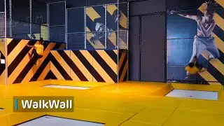 High Performance trampolines and Walk Wall | Trampoline park | ELI Play