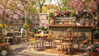 🎷 Peaceful Spring Jazz | Smooth Caf&eacute; Jazz Music with Natural Sounds for Work & Stress Relief 🐦