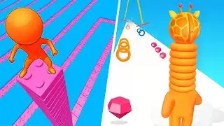 Stacky Dash 🆚 Long Neck Run- 🌻🧿🌺New Levels Walkthrough Gameplay SD59