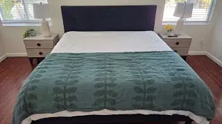 Zinus Omkaram Upholstered Platform Bed Frame, Mattress Foundation, Wood Slat Support|QUICK OVERVIEW|
