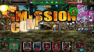 [HD]Metal slug ATTACK. ONLINE! 2 VS 2 LONG DISTANCE SUPPORTING Deck!!! (1.19.0 ver)