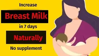How to increase BREAST MILK naturally without supplement I Foods to increase breast milk
