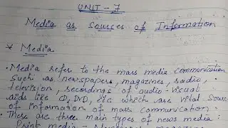 BLI 222 NOTES || UNIT 7 || IGNOU BLIS NOTES..
