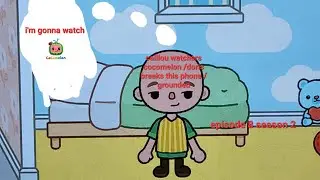 caillou gets grounded E8 S2 caillou watchers cocomelon /doris breaks his phone /grounded