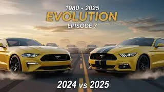 Mustang Evolution 1980&ndash;2025 🔥 2024 vs 2025 | V8 Power Battle (EP.7)
