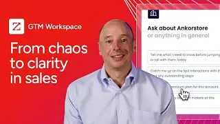 GTM Workspace for Sales Leaders: Eliminate Guesswork and Get Your Team Focused on Winnable Deals