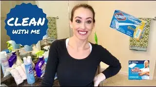 MASTER BATHROOM CLEAN WITH ME - TUB & SHOWER CLEANING!