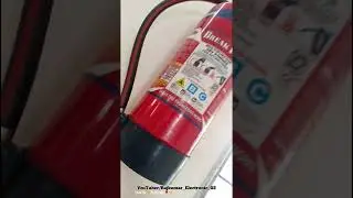 ITI college/ Fire extinguisher 🔥🚒/ Class -C (powder - ccl4 ) / reet 🔥fire extinguisher #fireworks ..