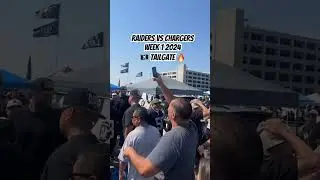 #RAIDERS VS #CHARGERS #TAILGATE #RAIDERNATION #LOSANGELES #TAILGATEPARTY #LasVegasRaiders