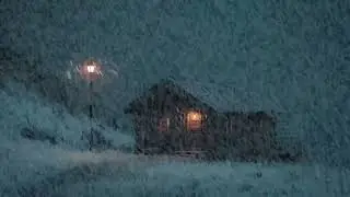 Relaxing Wind Sounds for Sleep | Howling Blizzard Winter Ambience