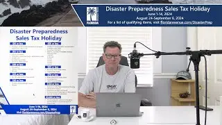 Disaster Sales Tax Holiday. August 24 to September 6, 2024