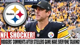 🚨 Aaron Rodgers Post-Game Comments Shock Fans &ndash; Steelers News!