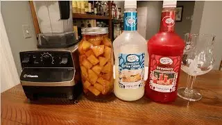 Rum Infused Pineapple Miami Vice Recipe!