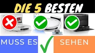 DIE 3 BESTEN SAUGROBOTER MIT WISCHSTATION 2025 🧹🤖 | BOSCH & VYZZLE IM VERGLEICH!
