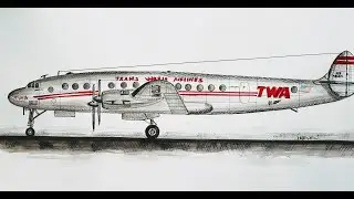 SPEED DRAWING,LOCKHEED CONSTELLATION (1943-1958)