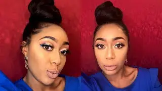 Blue Glitter Liner Cut Crease feat. ABH Prism| Miss Tay Ros&eacute;