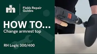 How to change armrest top | RH Logic 300/400 | Flokk Repair Guide