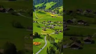 Switzerland Countryside Magic: Hidden Gem 2025! 🇨🇭 #Shorts #travel #nature #viral #myswitzerland