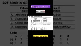 NEET Biology Question Practice #neet2026 #pw #motivation #shorts