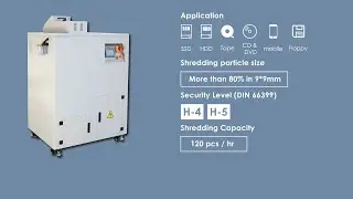 DataExpert H5 Level hard disk Shredder - shredding Hard disk