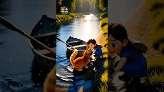 Lost Boat Rescue 🚣&zwj;♂️ | Kids Adventure Story #miniandmahiadventures #KidsStory #Adventure #Teamwork