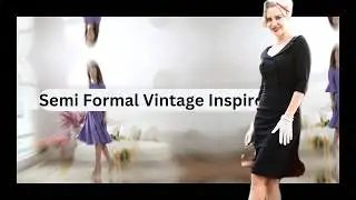 Semi Formal Retro Chic Dress vintage-inspired Occasion