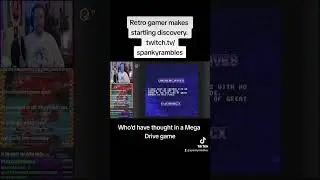 Retro gamer makes a startling discovery. #clips #shorts #gaming #twitch  #fyp #eccothedolphin