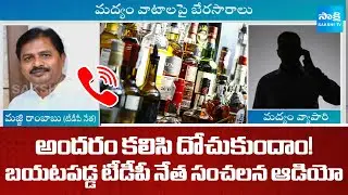TDP Leader Majji Rambabu SENSATIONAL Audio Leak, AP Fake Liquor | Sakshi TV
