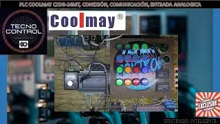 02-PLC COOLMAY CX3G-24MT, CONEXIÓN, COMUNICACIÓN, ENTRADA ANALOGICA