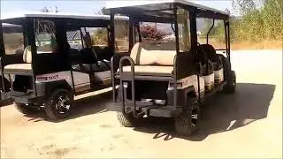 SC Carts Custom Stretch Golf Carts With Retractable Side Panels