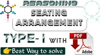 Seating Arrangement Reasoning Tricks |Seating Arrangement Reasoning Question And Answers|Group D SSC