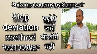 Statics Class10 Step deviation method