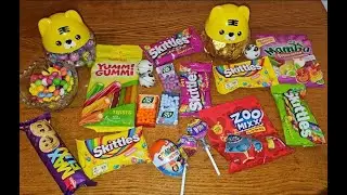 Most Satisfying ASMR Candy Unpacking | Rainbow Lollipops & Chocolate