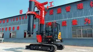 Sany mini rotary drilling rig with 13m depth DR-60 for foundation construction +86 158 6623 7600