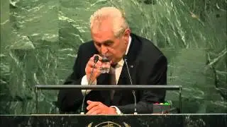 Milo&scaron; Zeman (Czech Republic ) General Debate of the 70th Session UN 29.09.2015