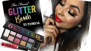 TOO FACED GLITTER BOMB PALETTE TUTORIAL
