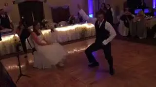 Epic Garter Removal by Our Groom Tonight!