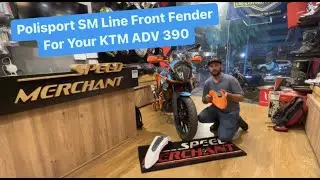 Polisport SM Line Front Fender For Your KTM ADVANTURE 390 || SPEED MERCHANT