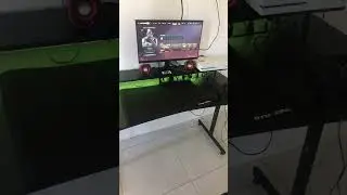 GTRACING 55 Inch Gaming Desk, Computer Gamer Desk