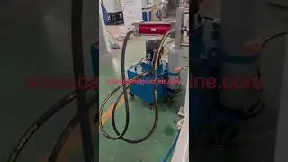 Small PE PP granulating machine pelletizer #extrusion