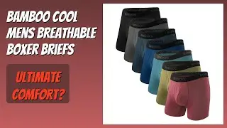 REVIEW (2026): BAMBOO COOL Mens Breathable Boxer Briefs. Features