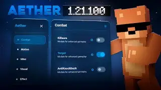 🔥 AETHER HACK CLIENT For Minecraft Bedrock 1.21.100 Mobile &ndash; Featuring Fly, Killaura & More!