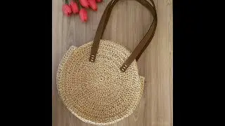 Kagıt ip oval çanta yapılışı video2