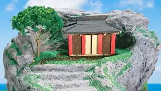 ASMR Diorama Rock Island | Реалистичные скалы
