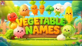 Learn Vegetables Names with Cute Baby 🥕🥦 | Kids Learning Video