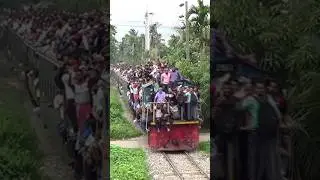 Eid Journey 2023 || #video #train #bangladeshrailway #viral  #viralshorts